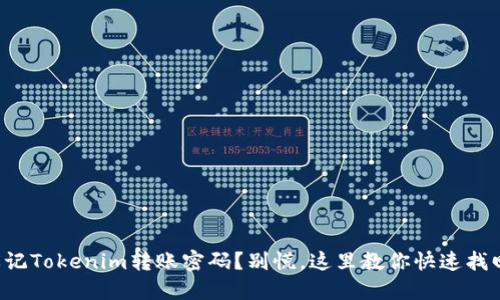 忘记Tokenim转账密码?别慌,这里教你快速找回!
