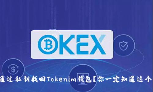 如何通过私钥找回Tokenim钱包?你一定知道这个方法!