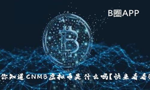 你知道CNMB虚拟币是什么吗？快来看看！