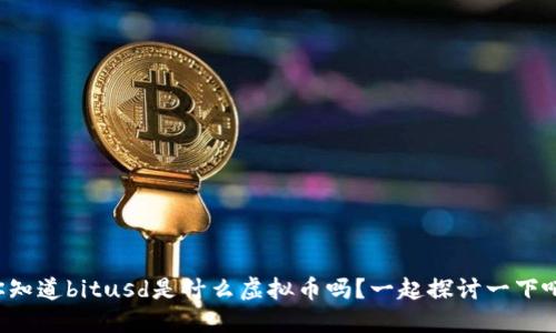 你知道bitusd是什么虚拟币吗?一起探讨一下吧!